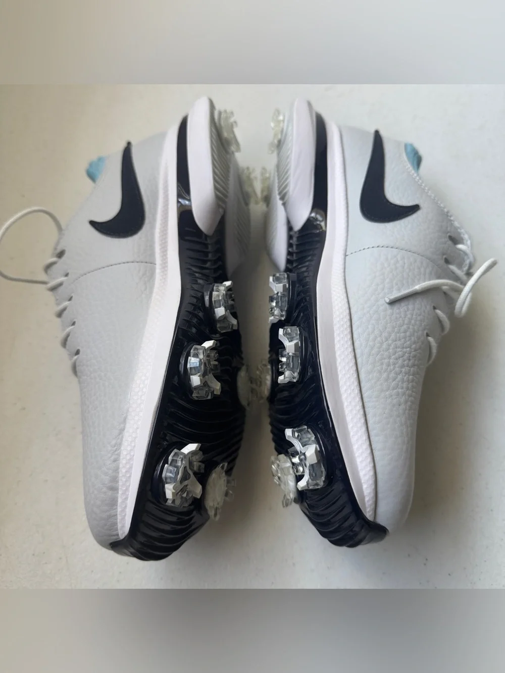 NIKE Air Zoom Victory Tour 3 Pure Platinum Lt Grey Blue Golf Shoes Mens 7
